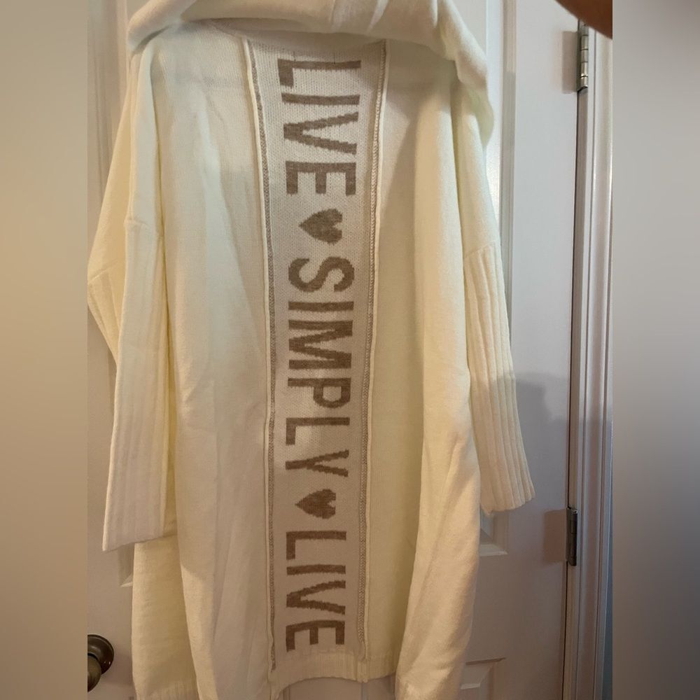 Chicme Cream Hooded Cardigan - Picture 4 of 5